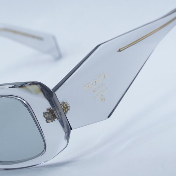 NEW PRADA PR17WS 12R30B TRANSPARENT GREY/LIGHT GREY SUNGLASSES main image 9